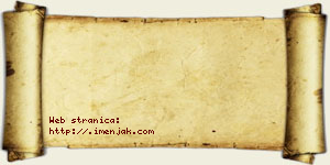 Jana Šabanović vizit kartica